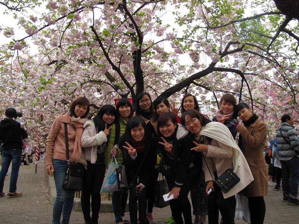 Đoàn sinh viên Trường Đại học Nông Lâm Thái Nguyên lên đường đến Nhật Bản kỳ bay 04/2015